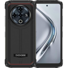 DOOGEE Fire 6 Power Outdoor Smartphone without Contract, 15500 mAh Battery, 120LM Torch, 20GB + 256GB, 50MP AI Camera, 3 Card Slots, Android 14 Robust Mobile Phone, 6.56 Inch HD+, NFC Black