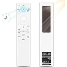 BN59-01391A Replacement Remote Control for Samsung, Universal Solar Voice Remote Control for Samsung Smart TVs with 4 Shortcut Buttons, Compatible with Samsung The Frame Neo QLED, Crystal UHD Series
