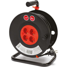 Velamp H05VV-F 3G kabelių ritė 40 m kabelių ritė su 4 lizdais 1,5 mm²