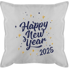 Kissen 50x50 - Statement mit Sprüchen - Laimingų Naujųjų 2025 metų - 50 x 50 cm - Grau - kissenbezug spruch sprüche 2024 sofakissen und fuellung spruechen lustigem frohes neues jahr bedruckt lustige