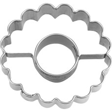 Staedter Linzer Cookie Cutter žiedas Žiedo skersmuo 4 cm aukštis 1,5 cm banguotas
