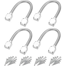 Lanksti durų kilpa, laidų apsaugos rankovė, durų laidas, maitinimo perdavimo kilpa, šarvuota kabelių apsaugos rankovė su galais 400 mm x 14 mm 4 pakuotės