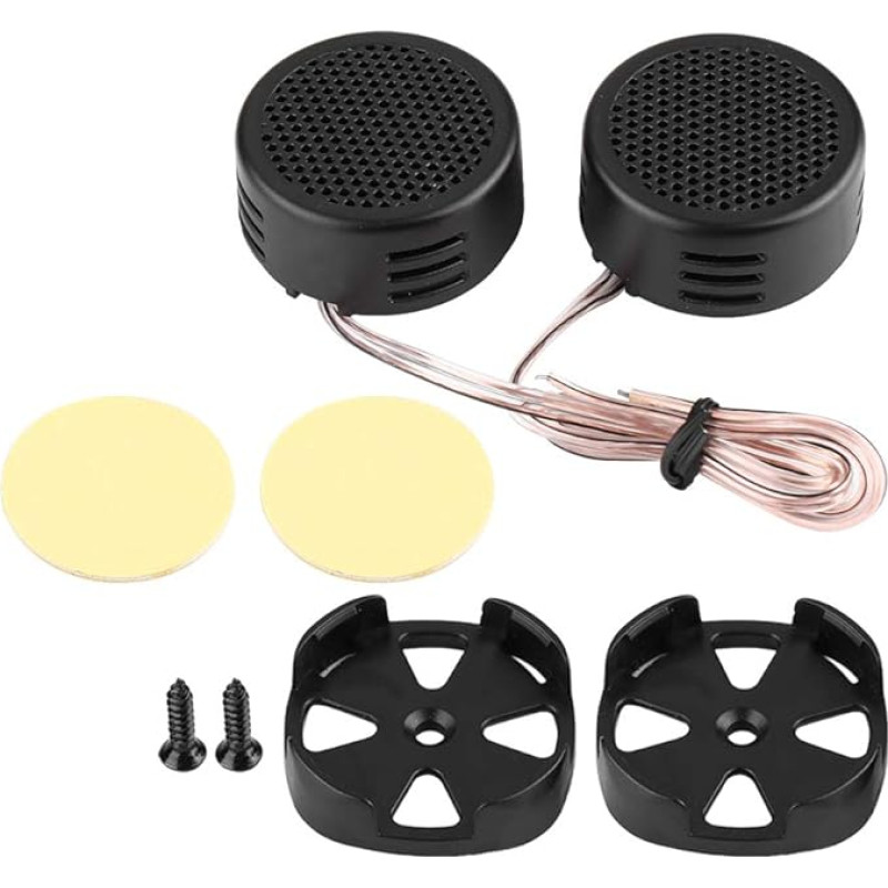 Car Audio Speaker, 12 V 500 W Mini Car Sound Speaker, Audio System, Tweeter, 200 mm, 98 dB Speaker, Black