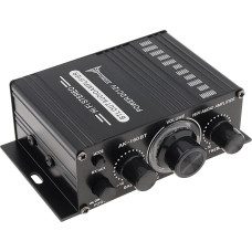ePathChina AK160 2-Channel Class D Power Amplifier Audio Karaoke Home Cinema Amplifier Support Bluetooth with USB/SD AUX Input