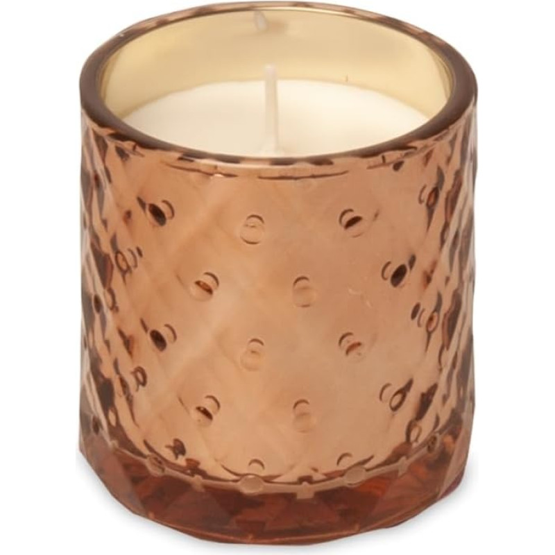 Spaas Textured Glass Candle 25 Hour Warm Bronze