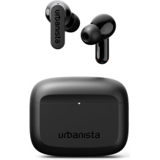 Urbanista Palo Alto Bluetooth In-Ear Headphones Wireless, 6 ENC Noise Cancelling Mic, 10 mm Driver, Bluetooth 5.3, Deep Bass, 45 Hours USB-C, Wireless Earbuds, IP54, App Control, Black