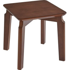 Aibiju Footstool Small Stool Solid Wood Sofa Stool Footstool Home Wooden Stool Stool for Children Step Stool Small (Walnut Colour), SD-1002