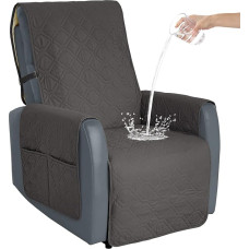 SOFTWON Sofa-Schonbezug, rutschfest, maschinenwaschbar, Möbelschutz mit elastischen Bändern, für Hunde, Kinder