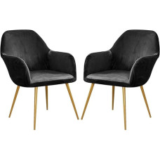 Yekuhe Protective Cover for Dining Room Chairs, Highly Stretchy, 1/2/4/6 Pieces, Removable, Washable, Decorative Kitchen Chair Seat Protector for Hotels (Colour: #10, Size: 2 Pieces)