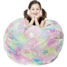 LOLOMLO Bean Bag pliušinių gyvūnų vaikams pliušiniai žaislai antklodės rankšluosčiai Bean Bag (tik dangtelis) drobės grindų ratas sėdynės sofa su YKK užtrauktuku ypač didelis 38 