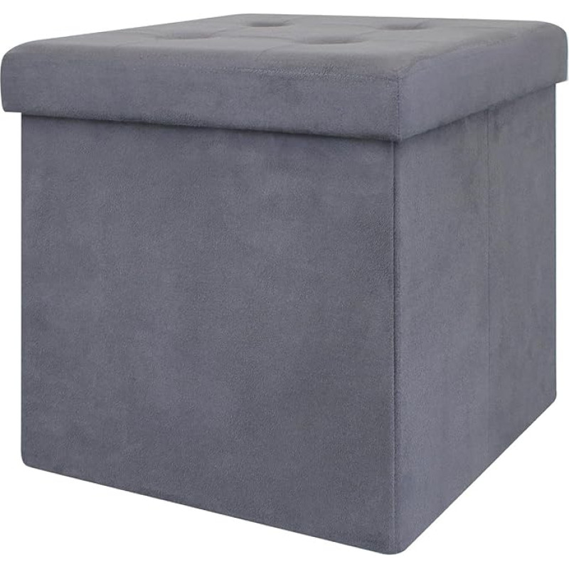 Aukščiausios kokybės sulankstomas pupelių maišas tamsiai pilkas