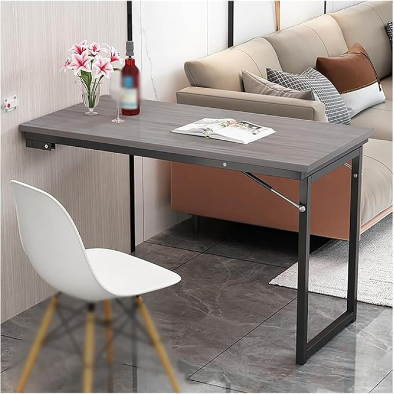 Schwebender wandmontierter Klapptisch mit herunterklappbarer Werkbank für Zuhause, Büro, Waschküche, Garage (spalva: C, dydis: S)