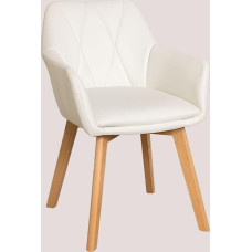 SKLUM 2 minkštų Marh stiliaus valgomojo kėdžių rinkinys