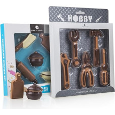 Set Chocolate Cooking Utensils and ChocoToolkit - Chocolate Figures | Mother's Day Gift | Women | Birthday | Wife | Mum | Gift | Gifts | Father's Day | Dad | Chocolate | Chef