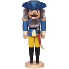 Saico Nutcracker, wood, blue, 36 cm