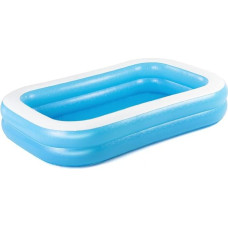Bestway Family Pool, Inflatable Kids’ Paddling Pool, Pool, 262 x 175 x 51 cm, blue/white