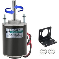 Mini Electric Motor 12V/24V Permanent Magnet DC Motor High Speed Low Noise for DIY Generator Ideal for CW/CCW 3500/7000RPM