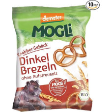 MOGLi Bio Demeter Spelta keksiukai be pabarstymo druska, 10 vnt. (10 x 50 g)