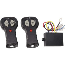 Yctze 1 Pair of 12 V Universal Wireless Winch Remote Control, Controller Kit for Car Truck - Winch Control, Winch Controller, Winch Remote Control