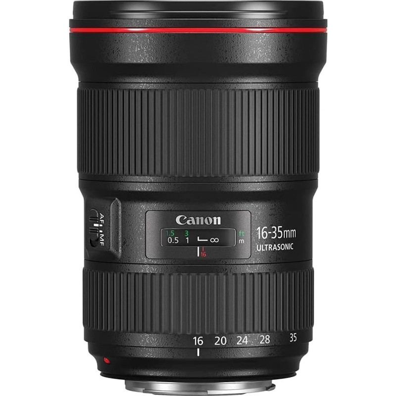 Canon EF 16-35mm F2.8L III USM objektyvas (82mm filtras), juodos spalvos