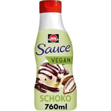 Schwartau Vegan Chocolate Dessert Sauce, for Refining Desserts and Ice Cream, 760 ml
