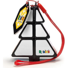 Rubik's 6064003 Christmas Tree, New Festive Cube and Problem Solving Puzzle, Bauble Christmas Decoration, S