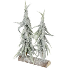 Artificial Mini Christmas Tree Iced and Snowed on Wooden Base Artificial Snow Small Christmas Tree Table Decoration Tree Artificial Fir Small White Christmas Tree Christmas Decoration Artificial Fir