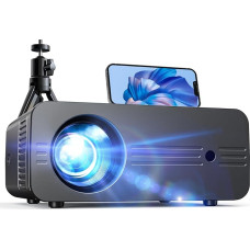 Projector 5G WiFi Bluetooth, 10000 Lux Full HD 1080P 4K Supported, iZEEKER Mini Projector 300 Inch Home Cinema Compatible with iOS Android HDMI TV Stick PS5
