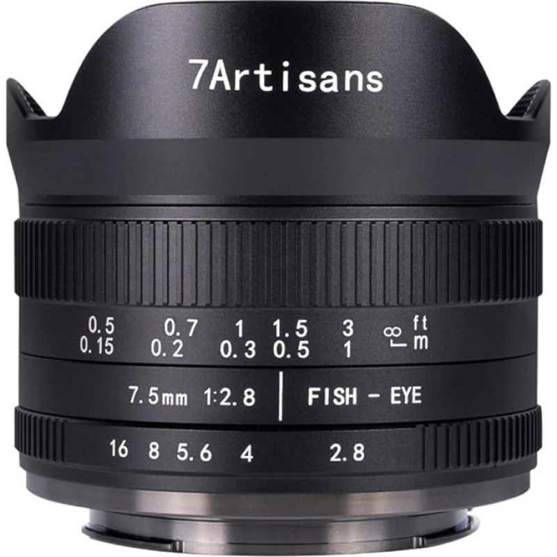 7Artisans 7.5 mm F2.8 II 