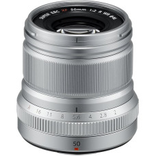 Fujifilm Fujinon XF50 mm F2 R WR objektyvas sidabrinės spalvos