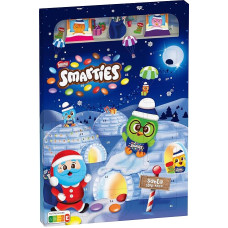 Nestlé Smarties Advent Calendar, Christmas Calendar Filled with Figures of Milk Chocolate and Smarties Chocolate Lenses, Pack of 1 (1 x 193.9 g)