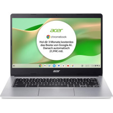 Acer Chromebook 314 (CB314-2H-K0VA) Laptop | 14 Inch FHD Display | MediaTek Octa-Core ARM Cortex A73/A53 (MT8183) | 4 GB RAM | 64 GB eMMC | Mali-G72 MP3 GPU | Google ChromeOS | Silver
