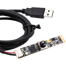 ELP 16 MP USB fotoaparato modulis Automatinio fokusavimo USB fotoaparatas su mikrofonu, plataus kampo objektyvas su 100 laipsnių iškraipymo funkcija, USB2.0 mini įterptasis modulis, skirtas akių stebėjimui ir veido atpažinimui