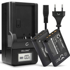 CELLONIC Acc-TRBX Battery Compatible with Sony RX100 III IV V CX405 FDR X3000 DSC HX60 HX400V HX90V HX80 H400 DSC-WX50 NP-BX1 3.6V - 3.7V 1090mAh + Charger