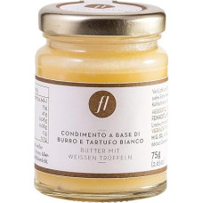 Feinkost Luigi - triufelių sviestas stiklinėje su 5 % tikrų baltųjų triufelių (75 g) iš Italijos