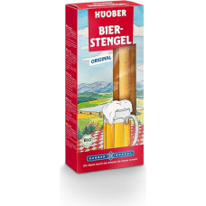 HUOBER Ekologiški alaus stiebeliai, traškios pyrago lazdelės su kmynais, 100 g