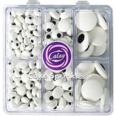 Valgomojo cukraus akys, cukraus dekoracijos akys sausainiams, keksiukams, keksiukams, gimtadienio tortams, gimtadienio pyragams, Helovino Kalėdoms ir vaikų gimtadieniams puošti