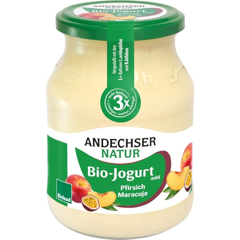 Organic Yogurt Peach Passion Fruit 3.8%