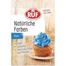 RUF Natural Colours Blue, Natural Food Colouring Made from Spirulina Extract & Agave Syrup, for Dyeing Dough & Creams, Gluten-Free & Vegan, 1 x 8 g