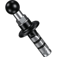 BRCOVAN Metalinis motociklo šakės veleno rutulinis pagrindas su 17 mm TPU rutuliuku, tinkantis nuo 12 mm iki 25,4 mm skersmens vamzdžiams