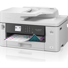 Brother MFC-J5340DW 4-in-1 spalvotas rašalinis daugiafunkcinis įrenginys, baltos spalvos, vidutinio dydžio, 250 lapų popieriaus kasetė, 50 lapų ADF.