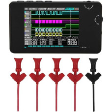 4 Channel Digital Logic Analyzer, Portable 2.8 Inch TFT LCD Display Logic Analyzer for Automotive Electronics