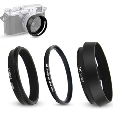 Objektyvo gaubto adapterio žiedo UV filtro rinkinys, skirtas 