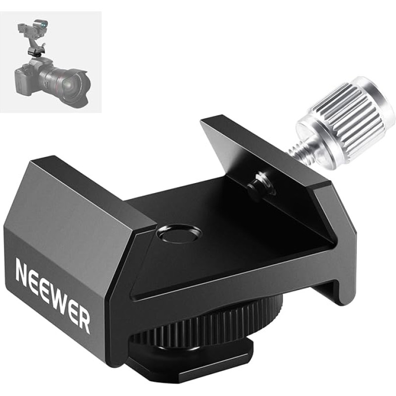 NEEWER LS-T16 teleskopinio optinio taikiklio tvirtinimo metalinis adapteris su 