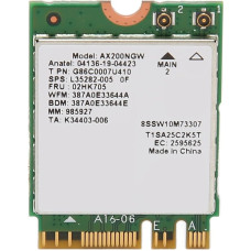 WiFi 6 AX200NGW M.2 2230 WiFi Network Card Dual Band 802.11AX 2.4G 574Mbps 5G 2400Mbps BT5.2 WiFi M.2 WiFi 6 Cards Network Adapter for 10 11 64 Bit