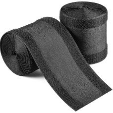 Kabelio rankena Grindų kabelio dangtis Laidai Kabelio apsauga Kabelių valdymas tik komercinių biurų kilimams (juoda, 25 pėdos)