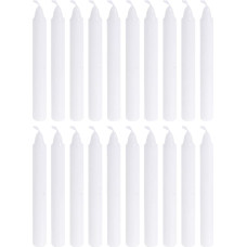 MIJOMA Šventinių eglutės žvakių rinkinys, kalėdinės žvakės, piramidės formos žvakės, kalėdinės eglutės žvakės iš vaško, skirtos Kalėdų eglutei, gimtadienio šventėms ir tortams, ilgai dega, skersmuo 11 x 105 mm (20,
