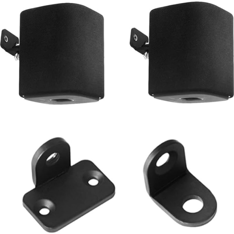 EUGOOCX 1 Pair Wall Mount for Yamaha WS-B1A Portable Bluetooth Speaker Metal Speaker Wall Mount Stand Compatible with Yamaha WS B1A