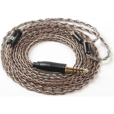 Yinyoo Headphone Upgrade Cable 0.78mm 2 Pin 4.4mm KBEAR KBX4905 [Lyrics] 8 Core Headphone Replacement Cable fh1s / jh3 / fd1 / ea1 / I3PRO / Starsea / Meteor (2 Pin / 4.4mm Plug)