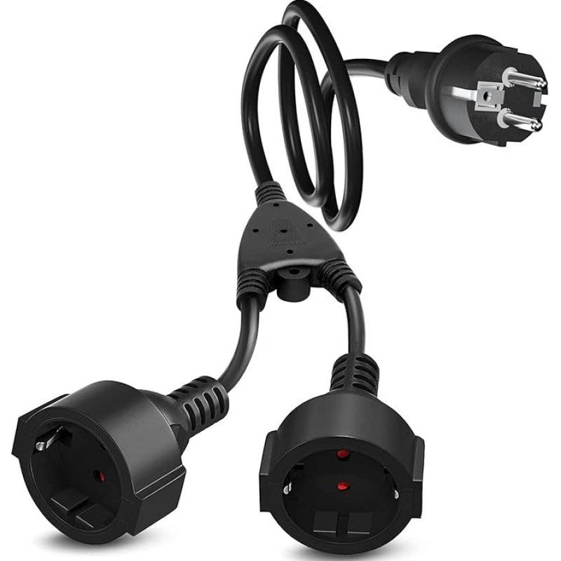 DVD grotuvas išmaniesiems televizoriams 1080P DVD grotuvas su lanksčiu kabeliu namams, biurui, virtuvei 250V 16A 1.5mm² juodas